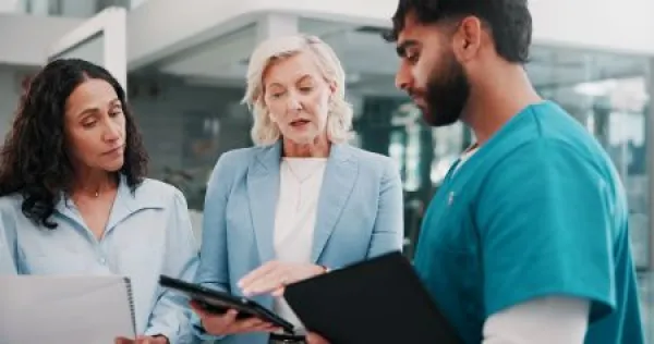 Communication, hospital management or surgeon with tech, policy development or strategy for quality service.