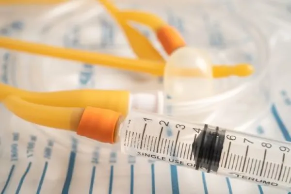 urinary catheter and bag